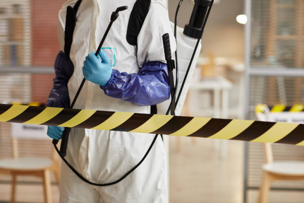 Professional Sewage Cleanup technician working in Avon, OH
